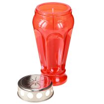 Itens Luzes de sepultura velas de sepultura vermelhas tempo de queima 18h Ø9cm H19cm 4 peças