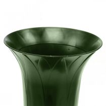 Vaso túmulo 42cm vaso verde escuro Enfeites de túmulos Flores funerárias 5 peças