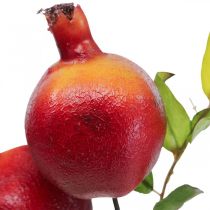 Ramo decorativo decoração romã, fruta decorativa, romã decorativa 39cm