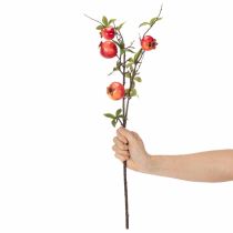 Itens Ramo artificial de romã para decoração de mesa, 68 cm