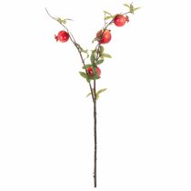 Itens Ramo artificial de romã para decoração de mesa, 68 cm