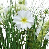 Itens Grama decorativa com flores Cosmea em uma tigela Alt.45cm