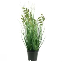 Itens Planta em vaso artificial de grama artificial de grama quaking 36cm