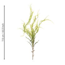 Itens Planta artificial de painço verde para decoração suspensa elegante, um toque de estilo para o ambiente, 114 cm