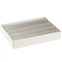 Itens Velas grandes em bastão cinza claro cor sólida 50x300mm 4 un