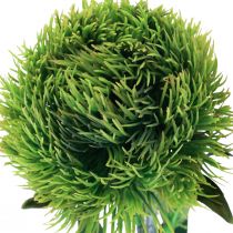 Itens Flor artificial de cravo barbudo verde como do jardim 54cm