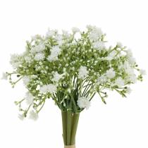 Itens Gypsophila gipsófila artificial em um cacho branco Alt.28cm 6 unidades