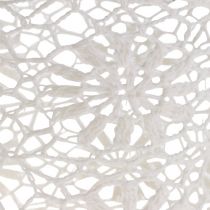 Itens Vaso de crochê, branco, Ø17cm, A15cm