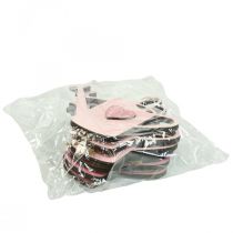 Itens Decoração para pendurar regador de madeira deco cabide rosa deco 14x12cm 6uds
