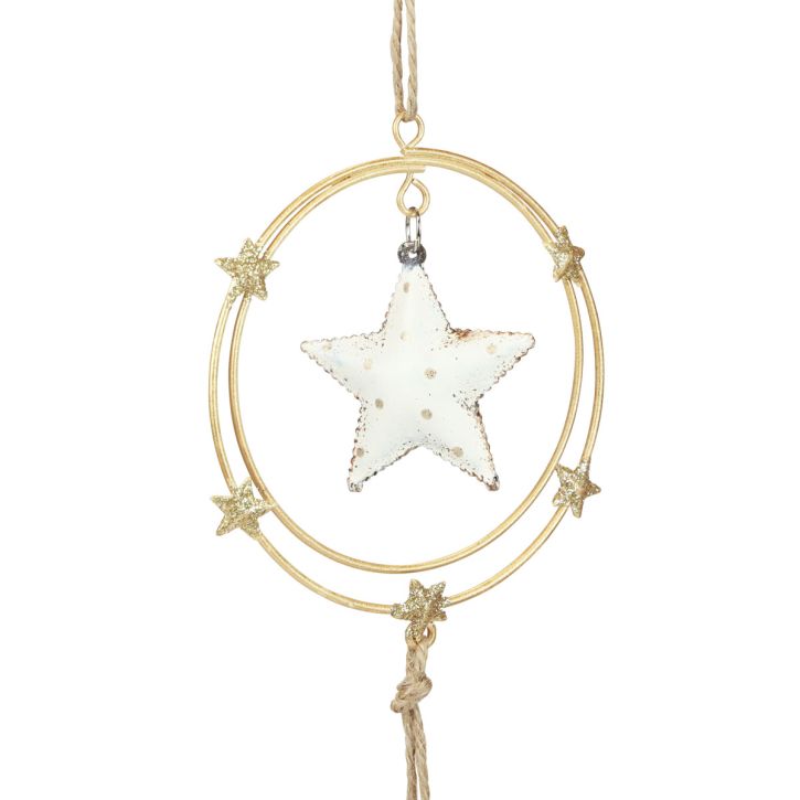 Itens Decoração suspensa Decorações para árvores de Natal estrela Alt.38cm 3 unidades