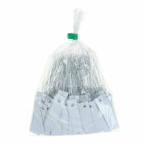 Itens Etiquetas suspensas brancas 20mm x 80mm 250 un