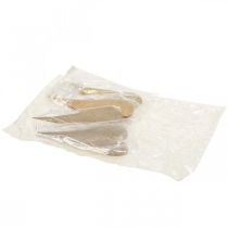 Itens Corações de metal decorativos para pendurar, corações decorativos para pendurar bege/amarelo/laranja A10cm 6uds