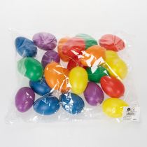 Itens Enfeites de ovos de Páscoa para decoração de primavera, casa ou jardim. Itens decorativos coloridos, 6 cm, 24 peças.