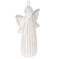Itens Pingente de anjo decorativo para pendurar na árvore de Natal, 8 cm, conjunto de 4 peças.
