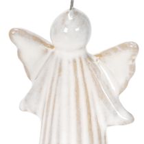 Itens Pingente de anjo decorativo para pendurar na árvore de Natal, 8 cm, conjunto de 4 peças.