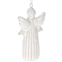 Itens Pingente de anjo decorativo para pendurar na árvore de Natal, 8 cm, conjunto de 4 peças.