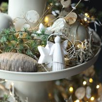 Itens Pingente de anjo decorativo para pendurar na árvore de Natal, 8 cm, conjunto de 4 peças.