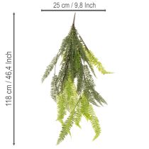 Itens Samambaia artificial, ramo decorativo para colar e pendurar, 118 cm
