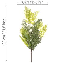 Itens Ramo de samambaia artificial, delicado, para vaso, 80 cm
