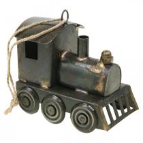 Itens Enfeites para árvore de Natal Locomotiva Natal metal H7.5cm
