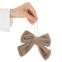 Itens Laço decorativo de pelúcia com gancho, 16 cm, conjunto de 3 peças