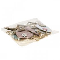 Itens Cabide coelhinhos cabide decorativo madeira de páscoa pelúcia 26×7×2cm 6 un