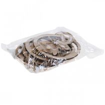 Itens Pendente decorativo de madeira para decoração de Páscoa coelhinho em ovo 9×1,5×23cm 6 un