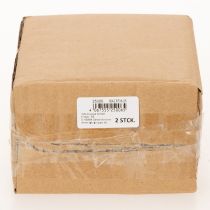 Itens Casa rústica de cerâmica com LED brilhante, ideal para decoração de mesa, 15 cm, 2 peças.