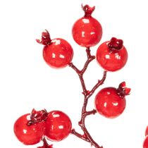 Itens Ramo artificial de rosa mosqueta com frutos brilhantes, 62 cm