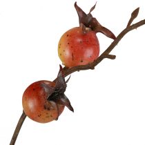 Ramo de rosa mosqueta amarelo/laranja artificial ramo de rosa mosqueta Deco L95cm