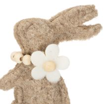 Itens Figura decorativa de coelho da Páscoa para decoração de primavera e enfeites sazonais, 42 cm, 8 peças