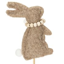 Itens Figura decorativa de coelho da Páscoa para decoração de primavera e enfeites sazonais, 42 cm, 8 peças