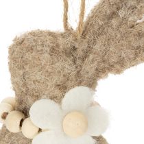 Itens Coelhinho da Páscoa para pendurar, acessório decorativo ideal para janela, 14 cm, 8 peças
