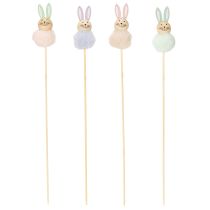 Itens Coelhinhos de Páscoa fofinhos para uma Páscoa alegre, decoração de quarto, 34 cm, 12 peças