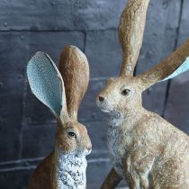 Itens Estatueta decorativa de coelho para arranjos elegantes de primavera e Páscoa, 43 cm