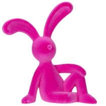 Itens Estatueta moderna de coelho decorativo para sala de estar, decoração de Páscoa, 38 cm