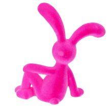 Itens Coelho decorativo sentado, ideal para enfeitar a sala de estar ou o escritório na primavera. 22 cm, conjunto com 2 peças.
