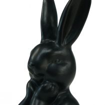 Itens Coelho pensando busto de coelho preto 7×6×15cm