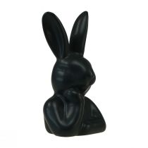Itens Coelho pensando busto de coelho pequeno preto 6×4×10,5cm