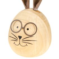 Itens Coelho decorativo em formato de ovo, com personalidade, para decoração de primavera e outras estações do ano, 14 cm, conjunto de 3 peças.