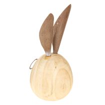 Itens Coelho decorativo em formato de ovo, com personalidade, para decoração de primavera e outras estações do ano, 14 cm, conjunto de 3 peças.