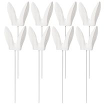 Itens Orelhas de coelho para decorações e celebrações festivas de Páscoa, 28 cm, conjunto com 8 peças.