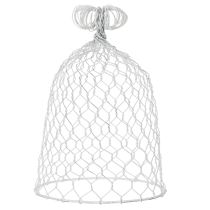 Itens Sino de arame vintage para decoração de mesa em estilo rústico campestre, 23 cm