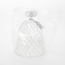 Itens Sino de arame vintage para decoração de mesa em estilo rústico campestre, 23 cm