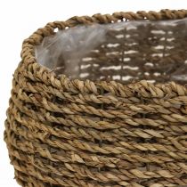 Itens Cesto para plantas com alça cesto para flores L23/35cm conjunto de 2