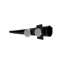 Itens Alfinete de homem com íman Preto, mate