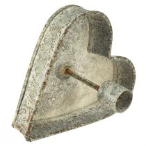 Itens Castiçal decorativo coração castiçal antigo 13x14cm