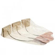 Itens Decoração de mesa corações de casamento, decoração de coração de metal laranja/roxo H40cm 3 unid.