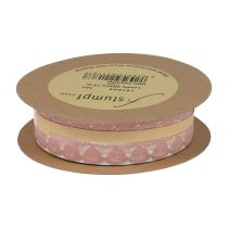 Itens Fita de renda corações fita decorativa renda rosa velho 25mm 15m