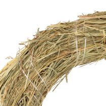 Itens Coroas de palha, decoração de mesa natural, coroa de porta, 26-27cm, 5 peças